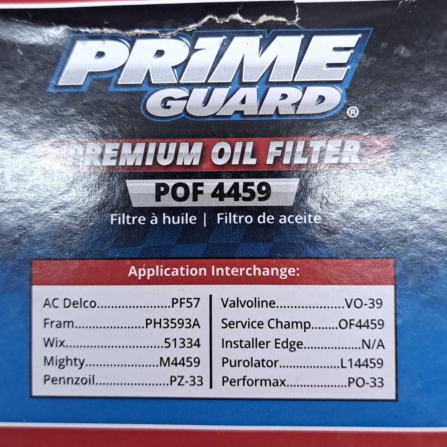 Prime Guard POF4459 Premium Oil Filter