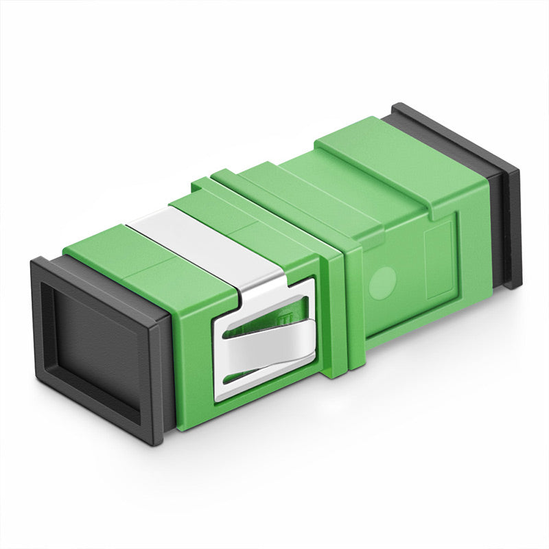 SC/APC to SC/APC Simplex OS2 Single Mode Fiber Optic Adapter/Coupler
