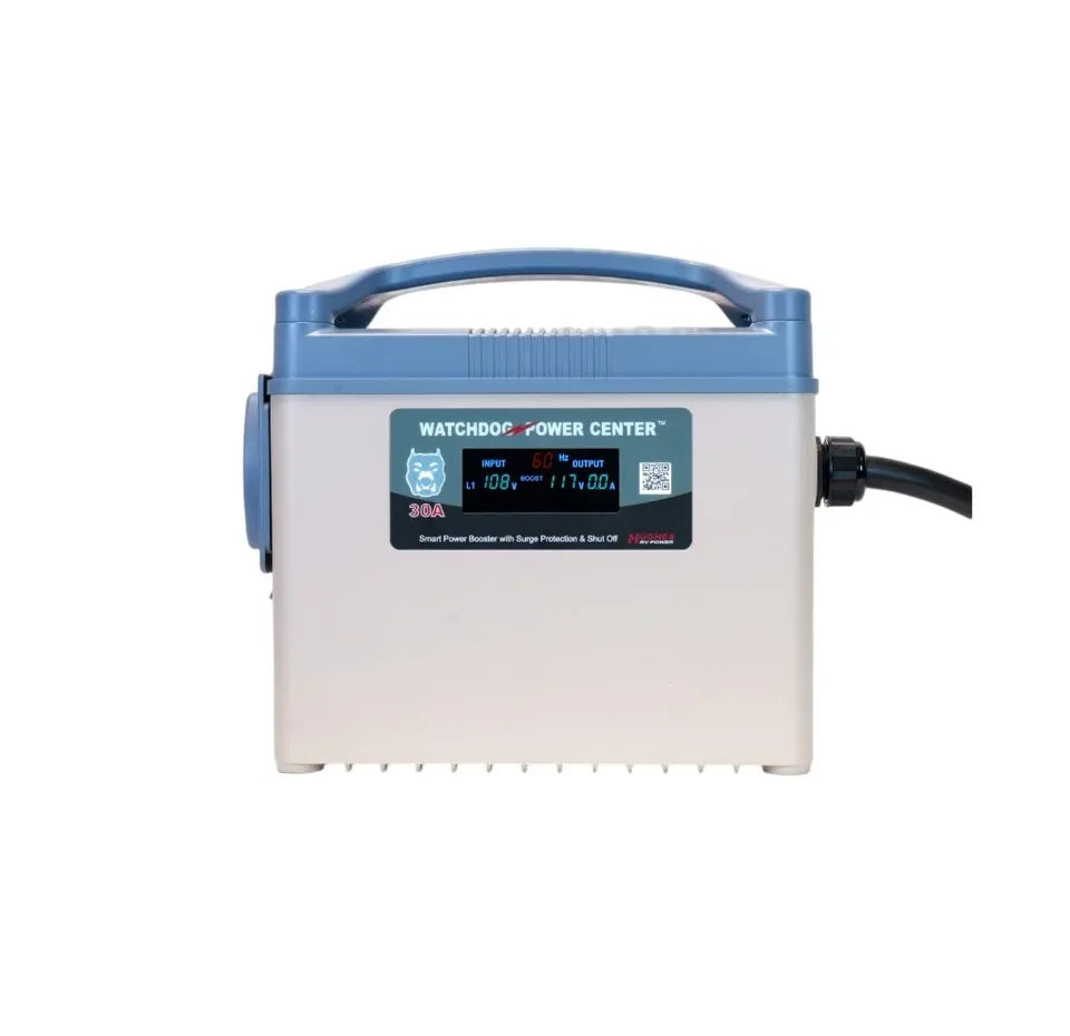 Watchdog Powercenter Meter Wifi & Bluetooth Voltage Power Boosting Surge Protection WPC30A