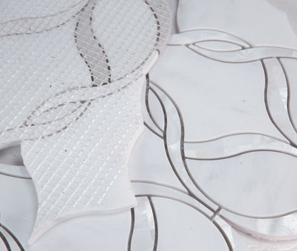 Elysium Mosaics 7.25 x 12 Prestige Pearl Tile