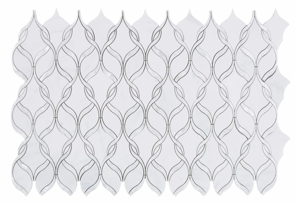 Elysium Mosaics 7.25 x 12 Prestige Pearl Tile