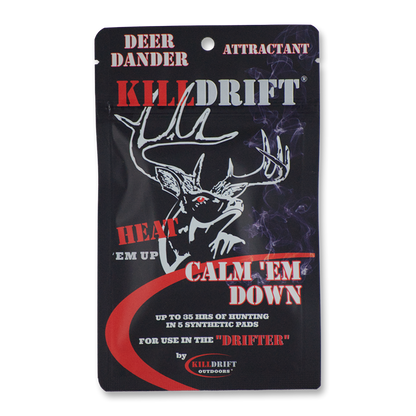 Killdrift Drifter Heated Scent Pads - Hunting Cover Scents & Attractants