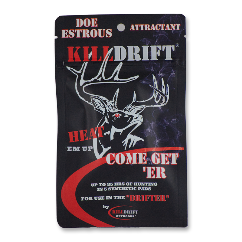 Killdrift Drifter Heated Scent Pads - Hunting Cover Scents & Attractants