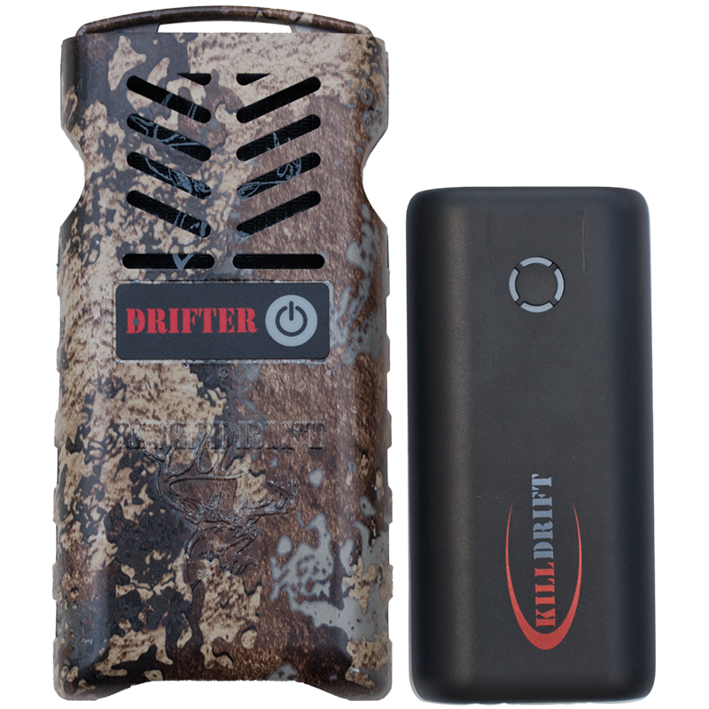 Killdrift Drifter Rechargeable Heated Scent Dispersal System for Hunters and Outdoor Enthusiasts