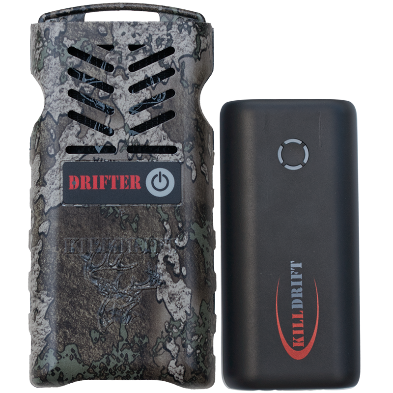Killdrift Drifter Rechargeable Heated Scent Dispersal System for Hunters and Outdoor Enthusiasts