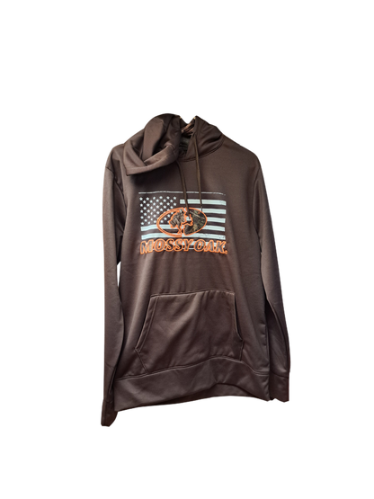 Mossy Oak Camo Flag Sweatshirt Hoodie