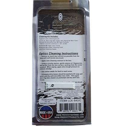 Pro Shot 5 Pc Optic Lens Cleaning Kit