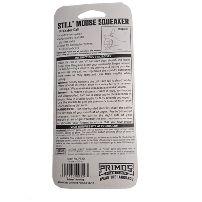 Primos Hunting Still Mouse Squeaker Predator Call