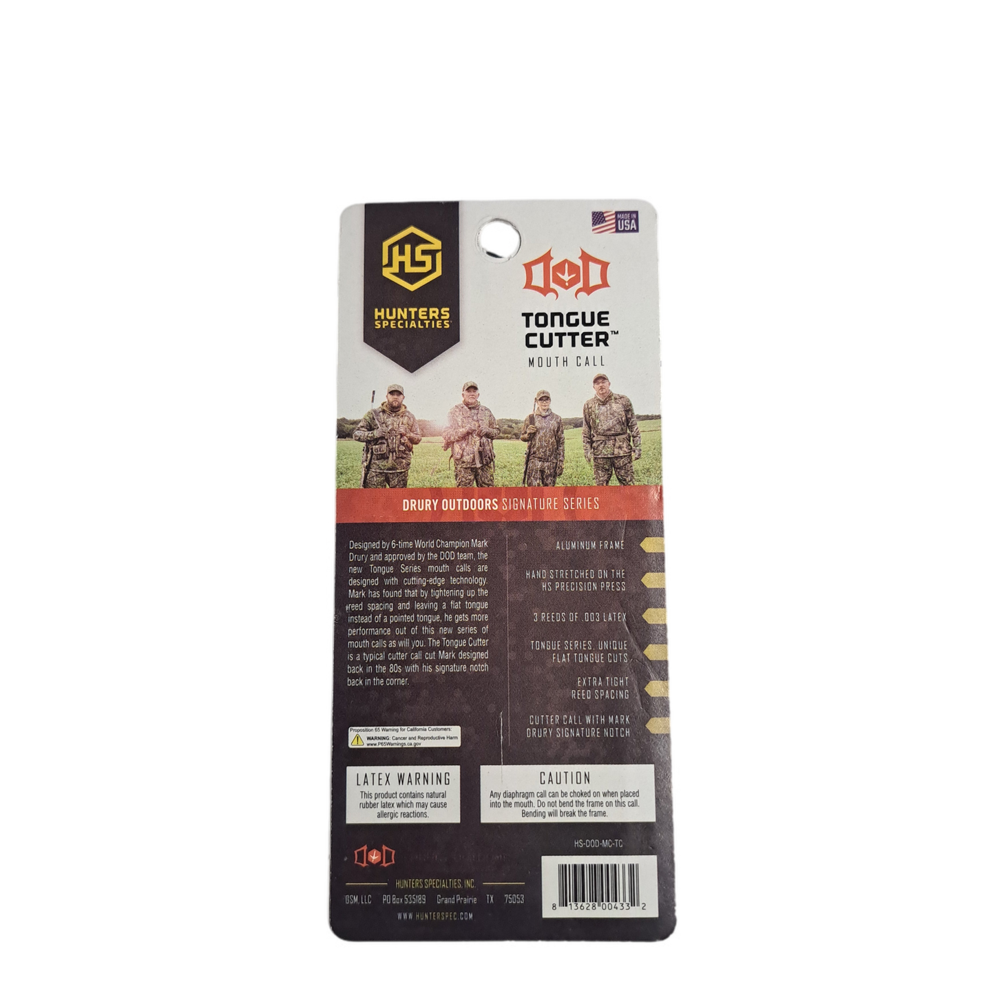 Hunters Specialties Tongue Cutter Mouth Call