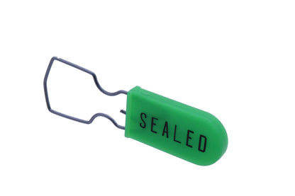 Plastic Wire Padlock Security Seals Sequentially Numbered (Pack of 100)