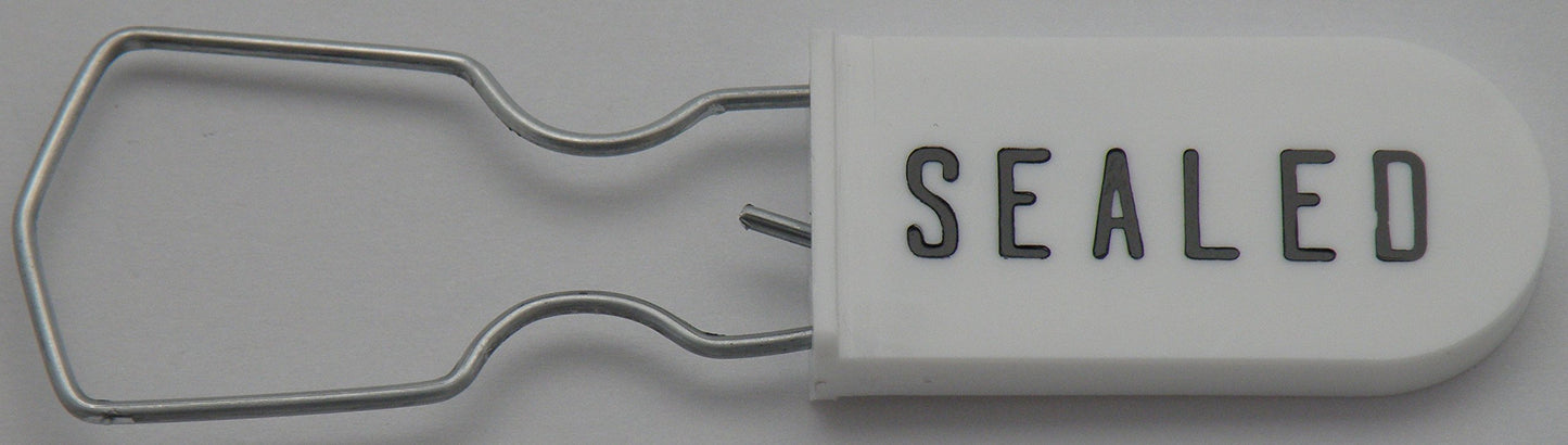 Plastic Wire Padlock Security Seals Sequentially Numbered (Pack of 100)