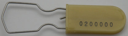 Plastic Wire Padlock Security Seals Sequentially Numbered (Pack of 100)