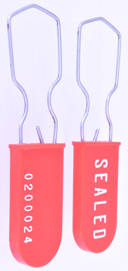150 Pack Plastic Wire Padlock Security Seals