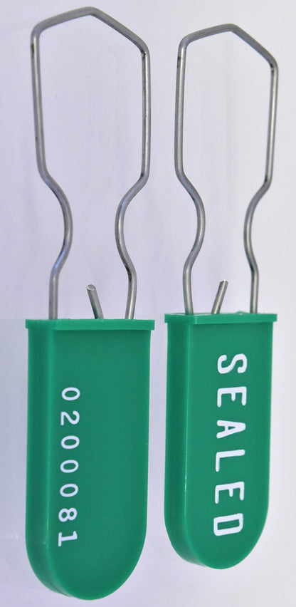 150 Pack Plastic Wire Padlock Security Seals
