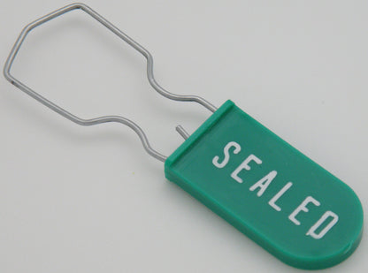 Plastic Wire Padlock Security Seals Sequentially Numbered (Pack of 100)