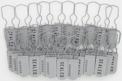 Electric Meter Security Seal Wire Padlock Pack of 50