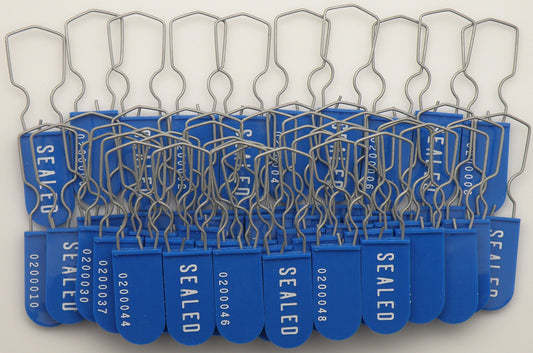 Electric Meter Security Seal Wire Padlock Pack of 50