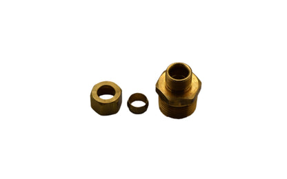 BrassCraft 3/8 in. Comp x 1/2+in. MIP Brass Reducing Adapter 68-6-8x
