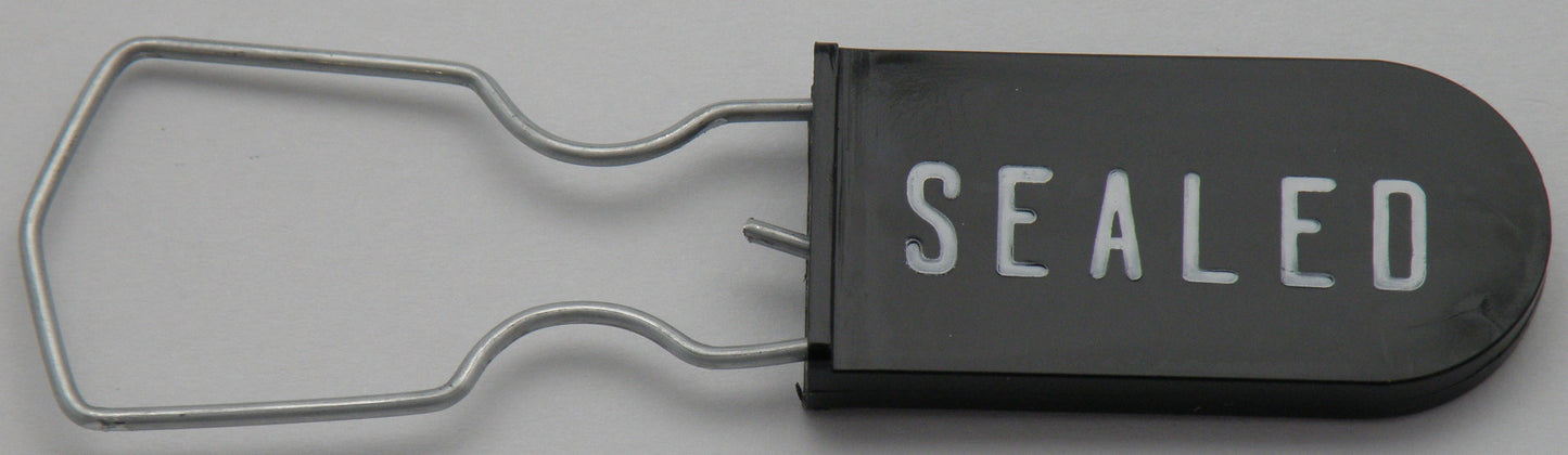 Truck Trailer Security Tamper Evident Padlock Seal Black Pack of 10