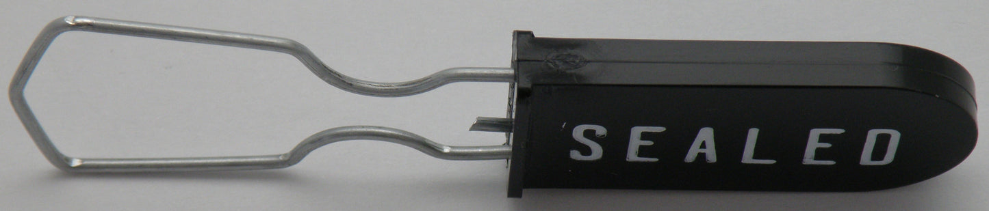 Truck Trailer Security Tamper Evident Padlock Seal Black Pack of 10