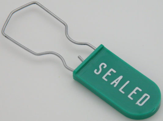 High Security Padlock Lockout Seal Large Shackle Pack of 25 Green