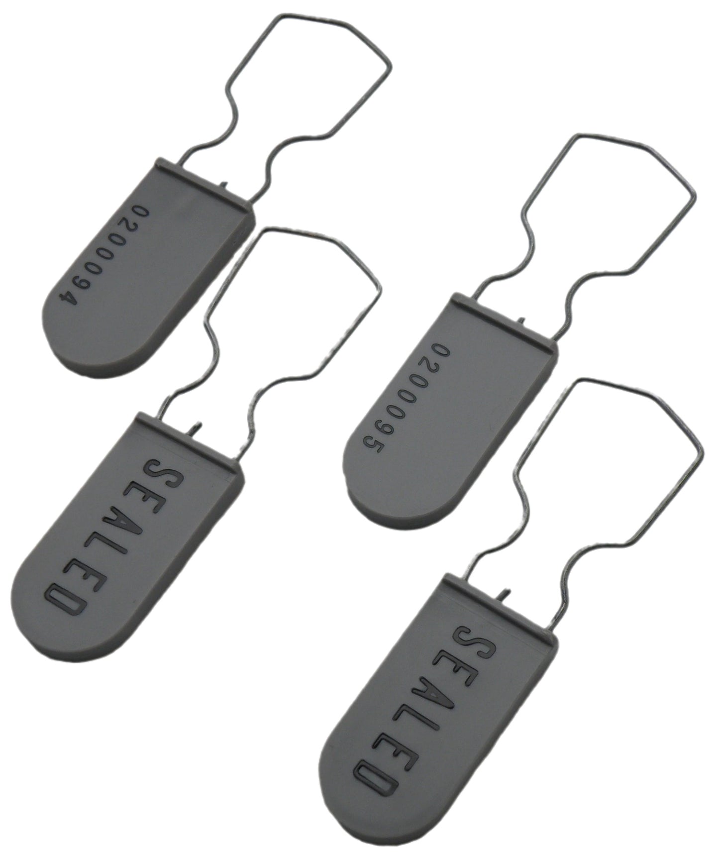 Electric Meter Security Seal Wire Padlock Grey Pack of 1000