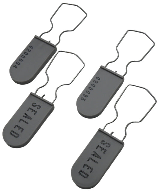 Electric Meter Security Seal Wire Padlock Grey Pack of 1000